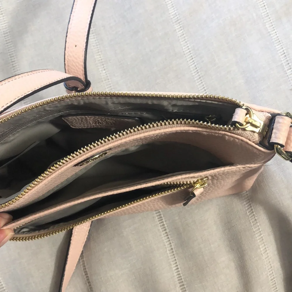 Anne Klein crossbody or shoulder purse pink - Picture 8 of 15